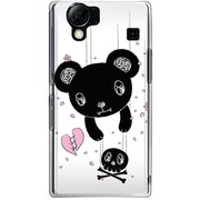 102SH-YCM2P0477-78 [SoftBank 102SH AQUOS PHONE用 カバー メロイックベアサイコパス-C]