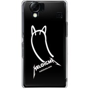 102SH-YCM2P0483-78 [SoftBank 102SH AQUOS PHONE用 カバー メロイックベアサイコパス＆ギター-E]