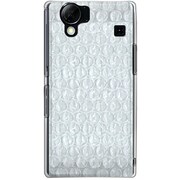 102SH-YCM2P0512-78 [SoftBank 102SH AQUOS PHONE用 カバー ぷちぷちフェイクPhoneシルバー]