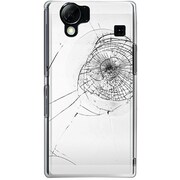102SH-YCM2P0554-78 [SoftBank 102SH AQUOS PHONE用 カバー フェイククラッシュホワイト]