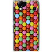 102SH-YCM2P0561-78 [SoftBank 102SH AQUOS PHONE用 カバー チョコ＆ボール]