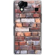 102SH-YCM2P0576-78 [SoftBank 102SH AQUOS PHONE用 カバー レンガパターンイングランドクラシックA]