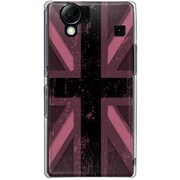 102SH-YCM2P0602-78 [SoftBank 102SH AQUOS PHONE用 カバー ユニオンジャックコレクショングレーカラーズ♯20ダークピンク]