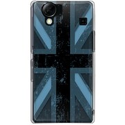 102SH-YCM2P0609-78 [SoftBank 102SH AQUOS PHONE用 カバー ユニオンジャックコレクショングレーカラーズ♯90ロンドンブルー]