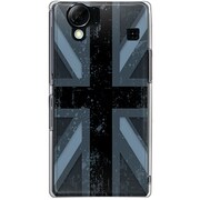 102SH-YCM2P0610-78 [SoftBank 102SH AQUOS PHONE用 カバー ユニオンジャックコレクショングレーカラーズ♯100EMIブルー]