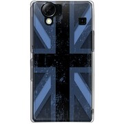 102SH-YCM2P0611-78 [SoftBank 102SH AQUOS PHONE用 カバー ユニオンジャックコレクショングレーカラーズ♯110ダークブルー]