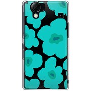 102SH-YCM2P0632-78 [SoftBank 102SH AQUOS PHONE用 カバー ルーズフラワーコレクションシルエットカラーズ♯90オルビアグリーン]
