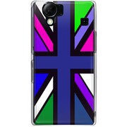 102SH-YCM2P0635-78 [SoftBank 102SH AQUOS PHONE用 カバー ユニオンジャックコレクションVibidカラーズ♯30リオブルース]