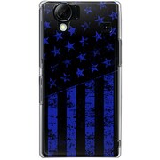 102SH-YCM2P0647-78 [SoftBank 102SH AQUOS PHONE用 カバー ブラックアメリカンフラッグLAカラーズ♯70ニューメキシコ]