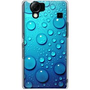 102SH-YCM2P0703-78 [SoftBank 102SH AQUOS PHONE用 カバー ウォーターパネルグラフィックブルー]