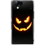 102SH-YCM2P0704-78 [SoftBank 102SH AQUOS PHONE用 カバー ハロウィンパンプキンブラックナイツ]