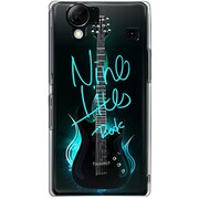 102SH-YCM2P0705-78 [SoftBank 102SH AQUOS PHONE用 カバー NINELIVESロマンスギターブルー]