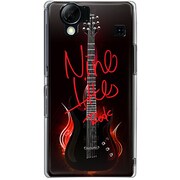 102SH-YCM2P0706-78 [SoftBank 102SH AQUOS PHONE用 カバー NINELIVESロマンスギターレッド]