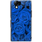 102SH-YCM2P0716-78 [SoftBank 102SH AQUOS PHONE用 カバー ザ ローズブルー]