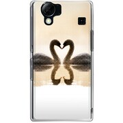 102SH-YCM2P0719-78 [SoftBank 102SH AQUOS PHONE用 カバー 湖畔の恋]