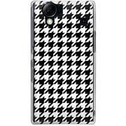 102SH-YCM2P0745-78 [SoftBank 102SH AQUOS PHONE用 カバー 千鳥格子デザインA]