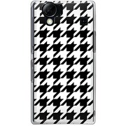 102SH-YCM2P0749-78 [SoftBank 102SH AQUOS PHONE用 カバー 千鳥格子デザインA-BIG]