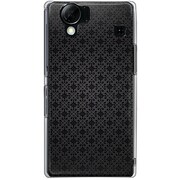 102SH-YCM2P0758-78 [SoftBank 102SH AQUOS PHONE用 カバー クラシックパターンデザインクイーンブラック]