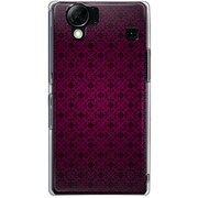 102SH-YCM2P0759-78 [SoftBank 102SH AQUOS PHONE用 カバー クラシックパターンデザインクイーンマゼンタ]