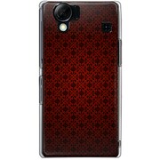 102SH-YCM2P0760-78 [SoftBank 102SH AQUOS PHONE用 カバー クラシックパターンデザインクイーンレッド]