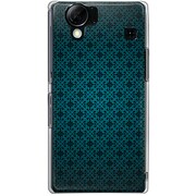 102SH-YCM2P0762-78 [SoftBank 102SH AQUOS PHONE用 カバー クラシックパターンデザインクイーングリーン]