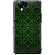 102SH-YCM2P0764-78 [SoftBank 102SH AQUOS PHONE用 カバー クラシックパターンデザインクイーンダークグリーン]