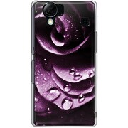 102SH-YCM2P0766-78 [SoftBank 102SH AQUOS PHONE用 カバー ウォーターローズクラシックデザインマゼンタ]