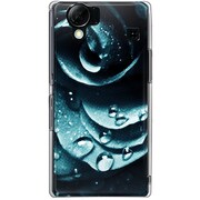 102SH-YCM2P0768-78 [SoftBank 102SH AQUOS PHONE用 カバー ウォーターローズクラシックデザイングリーン]