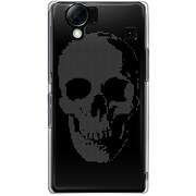 102SH-YCM2P0780-78 [SoftBank 102SH AQUOS PHONE用 カバー SkullBullittD]
