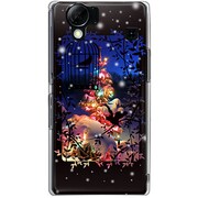 102SH-YCM2P0785-78 [SoftBank 102SH AQUOS PHONE用 カバー FramePictureCollectionsホワイトクリスマス]