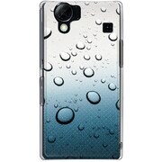 102SH-YCM2P0789-78 [SoftBank 102SH AQUOS PHONE用 カバー PictureCollections蒼の水滴]