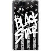 102SH-YCM2P0795-78 [SoftBank 102SH AQUOS PHONE用 カバー BlackAmericanBLACKSTAR]