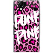 102SH-YCM2P0798-78 [SoftBank 102SH AQUOS PHONE用 カバー ヒョウ柄PUNKPINK]
