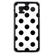 SoftBank 107SH PANTONE 5用 カバー DotPatternクラシックホワイト 107SH-YCM2P0041-78