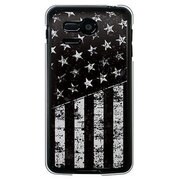 SoftBank 107SH PANTONE 5用 カバー ブラックアメリカンフラッグ 107SH-YCM2P0045-78