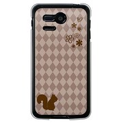 SoftBank 107SH PANTONE 5用 カバー ブラウン&リス 107SH-YCM2P0054-78