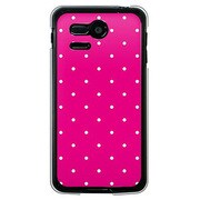 SoftBank 107SH PANTONE 5用 カバー DotPatternMicroピンク&ホワイト 107SH-YCM2P0060-78