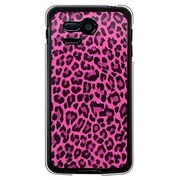 SoftBank 107SH PANTONE 5用 カバー ヒョウ柄ラグジュアリーピンク 107SH-YCM2P0097-78