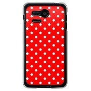 SoftBank 107SH PANTONE 5用 カバー DotPatternキュートレッド 107SH-YCM2P0100-78