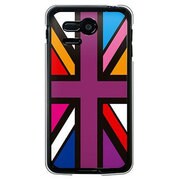 SoftBank 107SH PANTONE 5用 カバー ユニオンジャックコレクションVivid 107SH-YCM2P0106-78