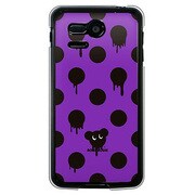 SoftBank 107SH PANTONE 5用 カバー AcidMouseDotPatternマウスパープル 107SH-YCM2P0114-78