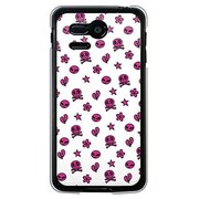 SoftBank 107SH PANTONE 5用 カバー ハートブレイクモノグラムホワイト 107SH-YCM2P0207-78