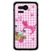 SoftBank 107SH PANTONE 5用 カバー ネコちゃんのいたずら 107SH-YCM2P0216-78