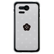 SoftBank 107SH PANTONE 5用 カバー ブラックスターフラワーB 107SH-YCM2P0240-78