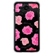 SoftBank 107SH PANTONE 5用 カバー ローズスウィートブラック 107SH-YCM2P0244-78