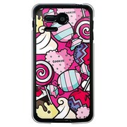 SoftBank 107SH PANTONE 5用 カバー スウィーツパーティ 107SH-YCM2P0254-78