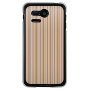 SoftBank 107SH PANTONE 5用 カバー StripePatternベージュ 107SH-YCM2P0272-78