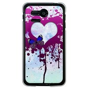 SoftBank 107SH PANTONE 5用 カバー ハートペイント 107SH-YCM2P0276-78