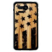 107SH-YCM2P0310-78 [SoftBank 107SH PANTONE 5用 カバー AmericanFlagWoodBurn]