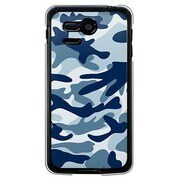 107SH-YCM2P0340-78 [SoftBank 107SH PANTONE 5用 カバー カモ柄アーミーブルー]